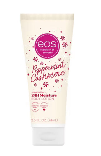 eos Mini Holiday Body Lotion - Peppermint Cashmere - Travel Size