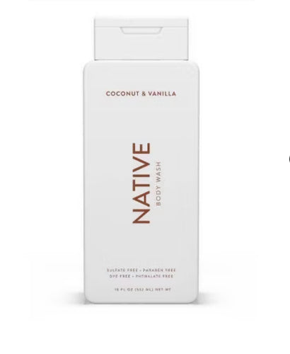 Native Body Wash 532ml  - Coconut & Vanilla