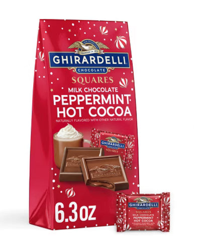 Ghirardelli Chocolate Squares - Milk Chocolate Peppermint Hot Cocoa