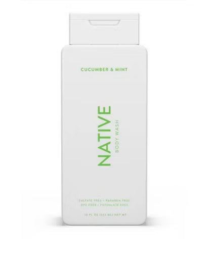 Native Body Wash 532ml  - Cucumber & Mint