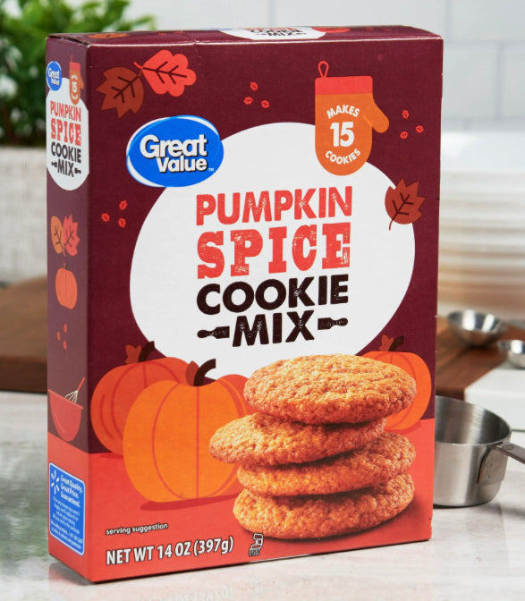 Great Value Pumpkin Spice Cookie Mix