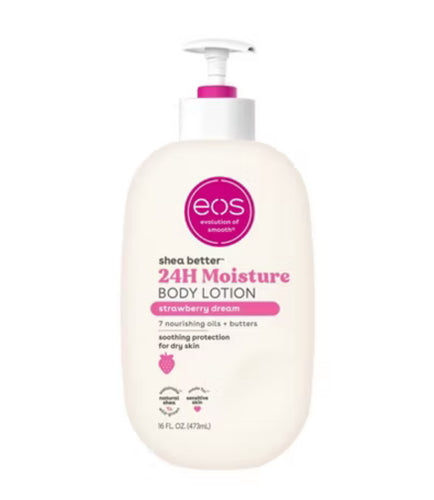 EOS Shea Better Moisture Body Lotion - Strawberry Dream