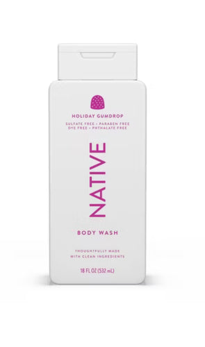 Native Body Wash 532ml - Holiday Gumdrop