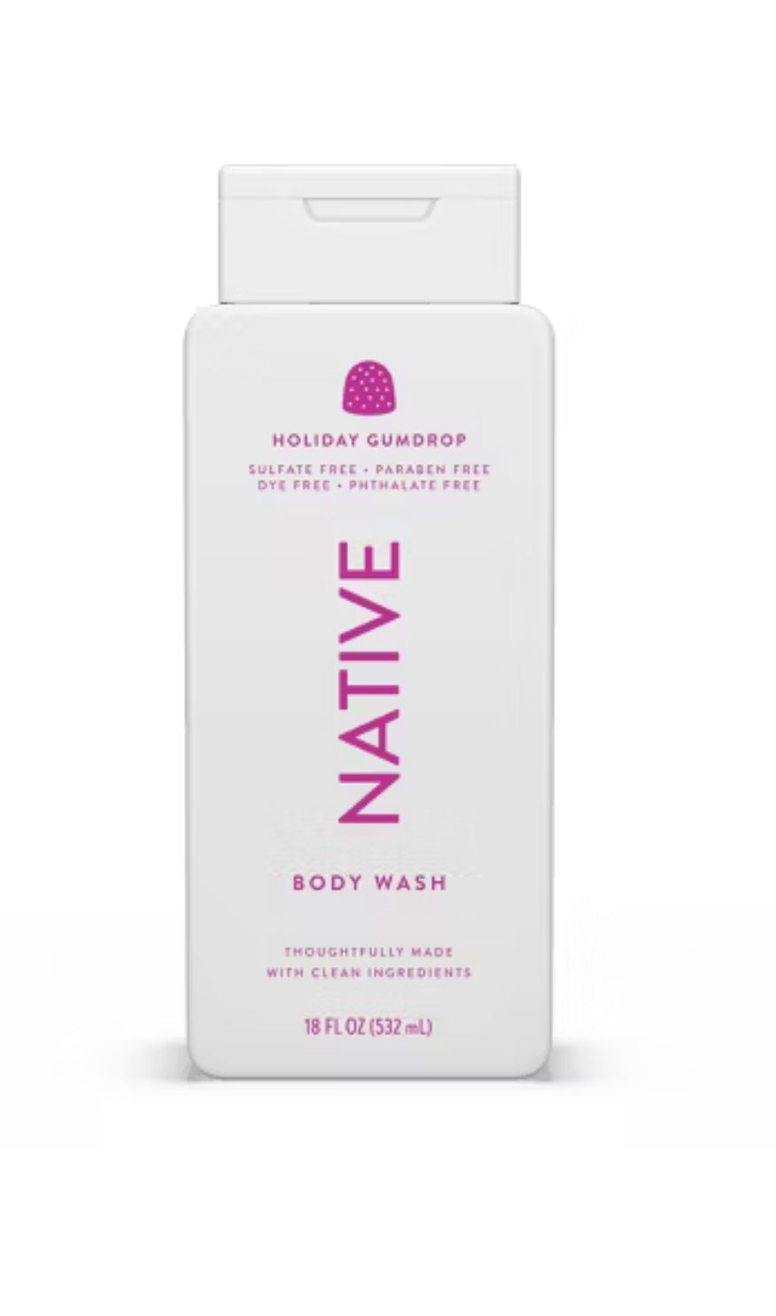 Native Body Wash 532ml - Holiday Gumdrop