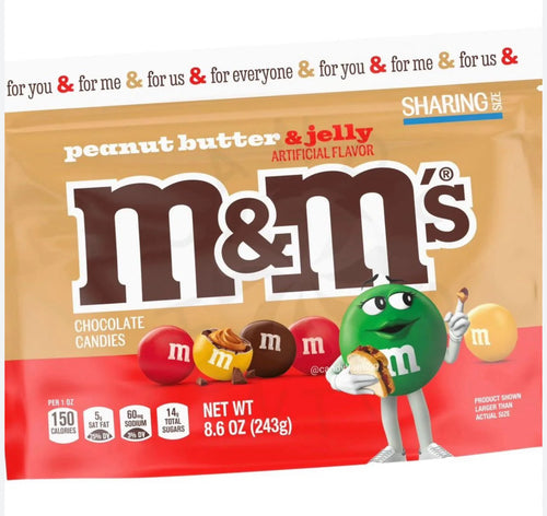 M&M's Sharing Size - Peanut Butter & Jelly