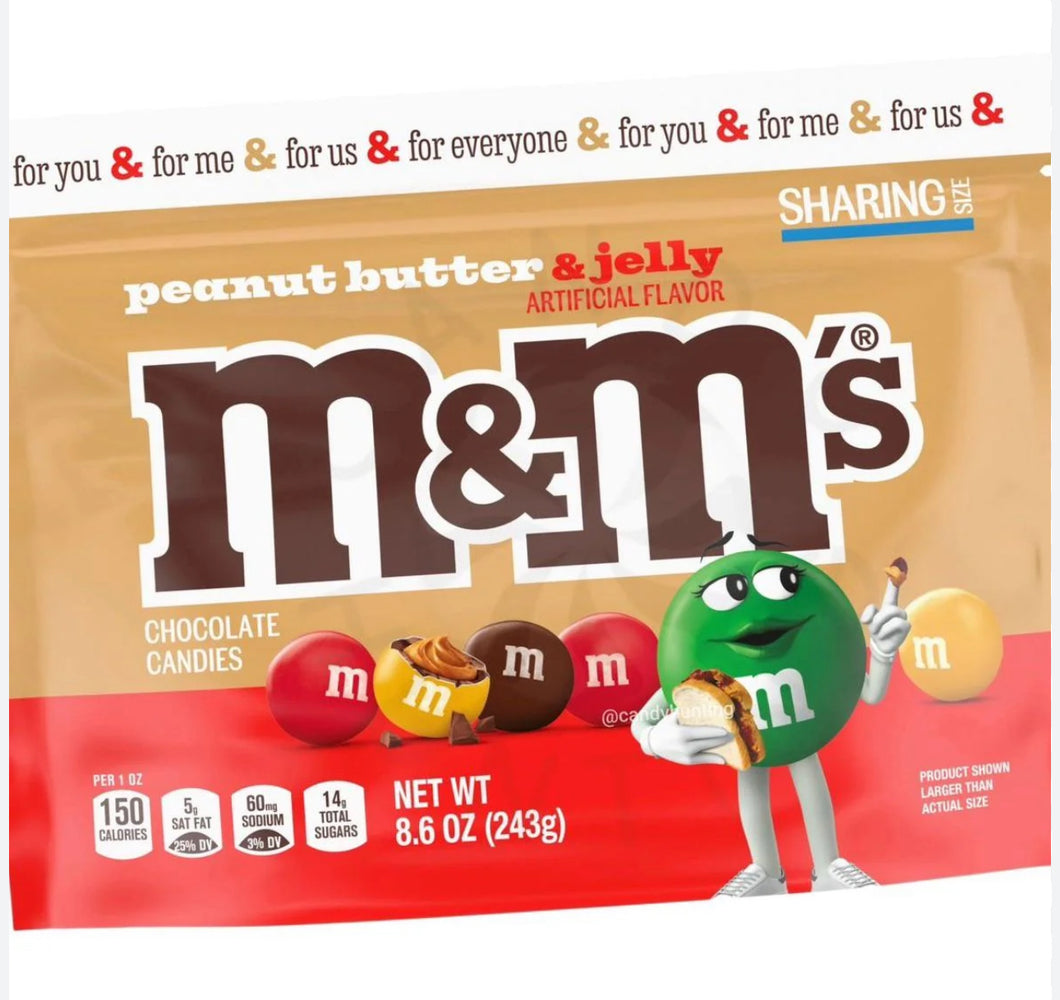 M&M's Sharing Size - Peanut Butter & Jelly