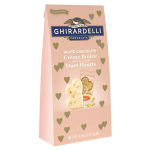 Ghirardelli Valentine's White Chocolate Créme Duet Hearts Bag