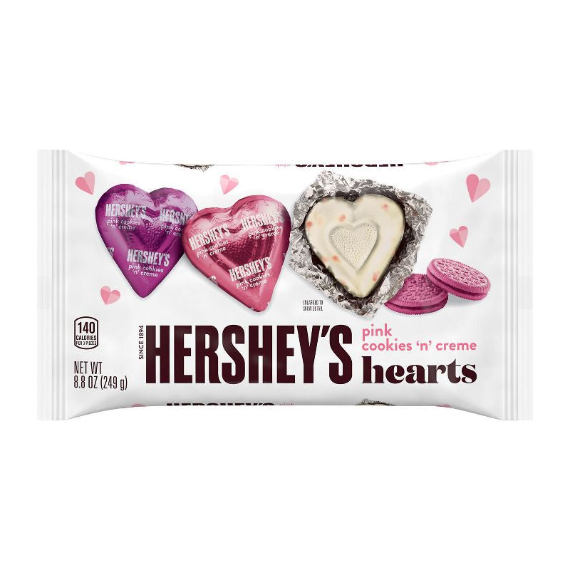 Hershey's Valentine's Pink Cookies 'n Crème Hearts