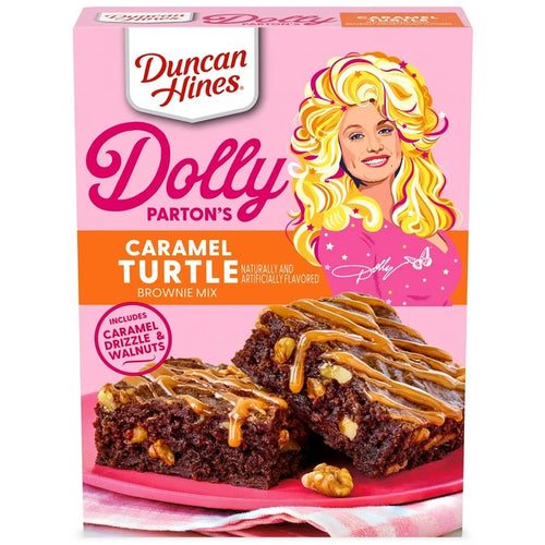 Duncan Hines Dolly Parton's Caramel Turtle Flavored Brownie Mix