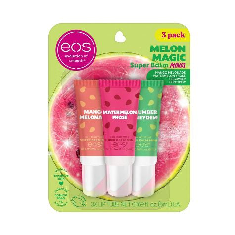 EOS 24hrs Moisture Super Balm Minis - Melon Magic 3 Pack