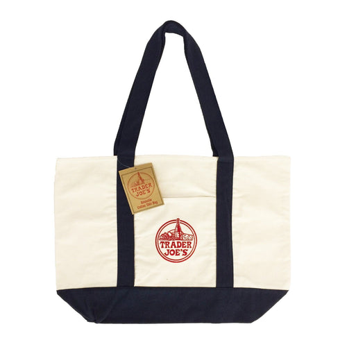 Trader Joes Large Canvas Tote Bag