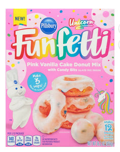 Funfetti Pink Unicorn Vanilla Cake Donut Mix
