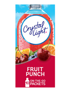 Crystal Light 10 Drinks Singles - Fruit Punch