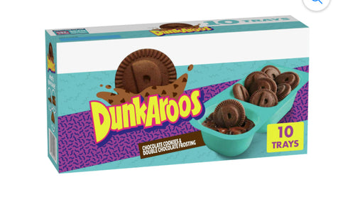 Dunkaroo Vanilla Cookies & Chocolate Frosting 10 Pack