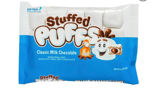 Stuffed Puff Marshmallows Classic Milk Chocolate - BEST BEFORE 12/04/2024