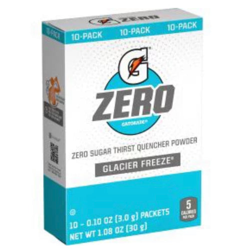 Gatorade G Zero Sugar Glacier Freeze Powdered Thirst Quencher Drink Mix