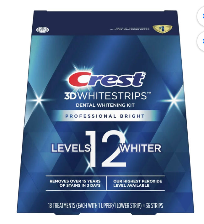 Crest 3D WhiteStrips 12 Levels 18 Treatments