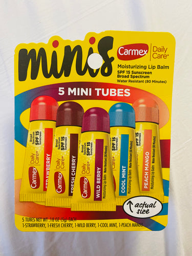 Carmex Mini’s Pack of 5