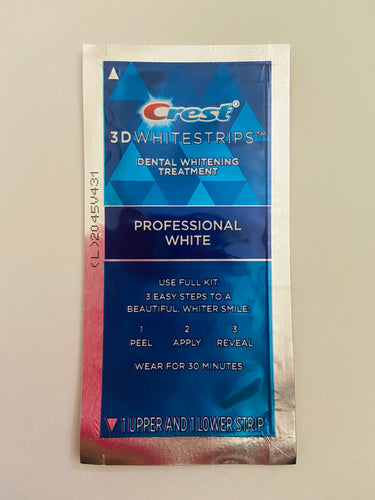 Crest 3D White 12 Levels Whitening Strip 1 TREATMENT