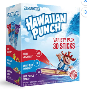 Hawaiian Punch Singles To Go Drinks Mix 30 Sticks